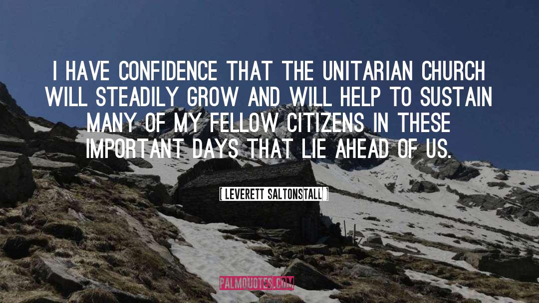 Unitarian quotes by Leverett Saltonstall