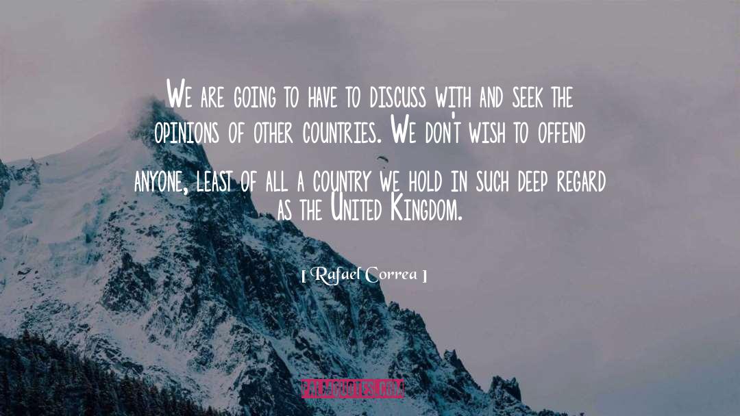 United Kingdom quotes by Rafael Correa