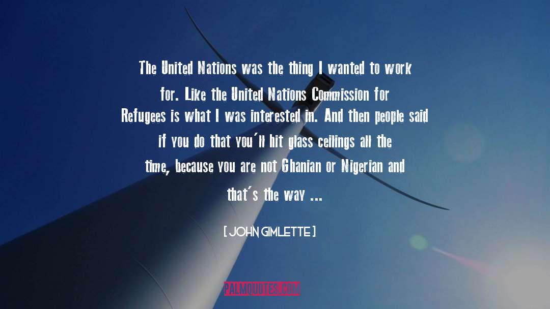 United Nations quotes by John Gimlette