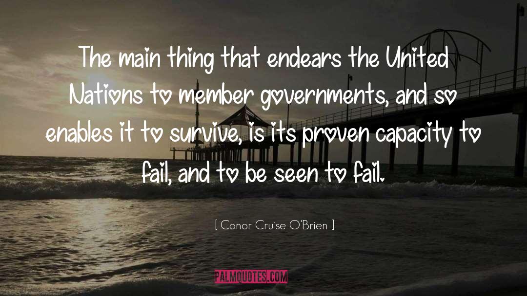 United Nations Security Council quotes by Conor Cruise O'Brien