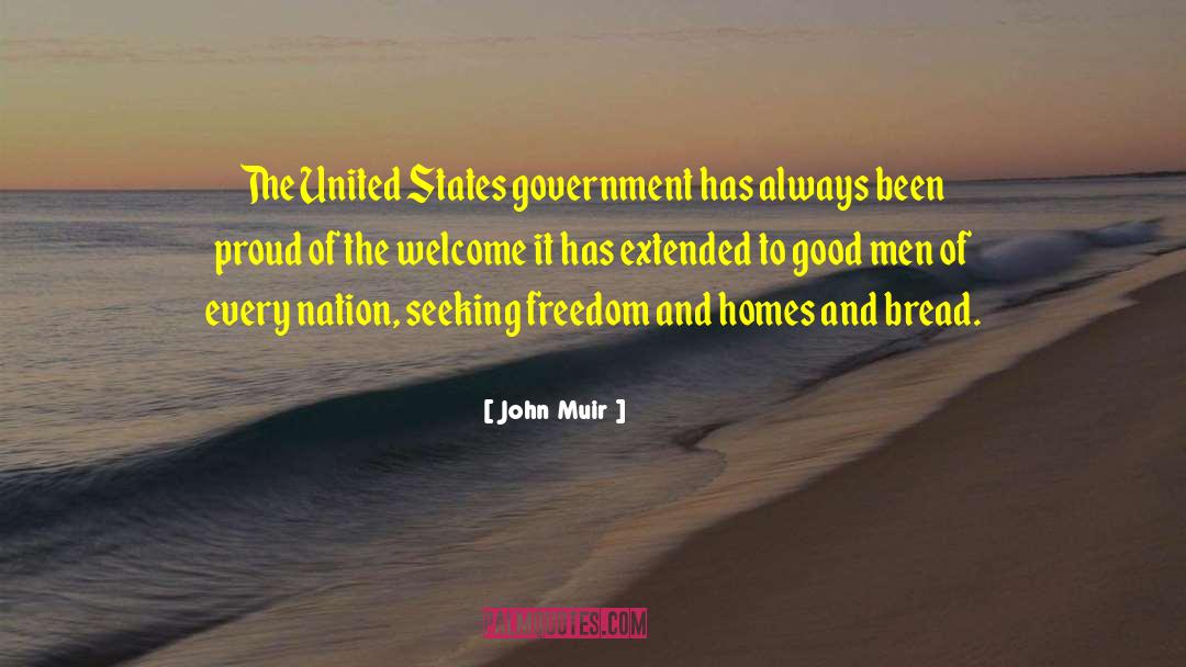United States Government quotes by John Muir