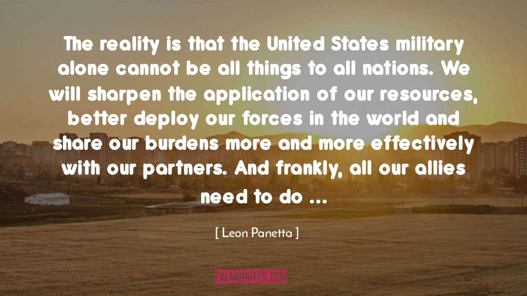 United States Military quotes by Leon Panetta