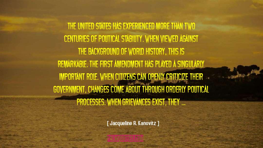 United States Of America quotes by Jacqueline R. Kanovitz