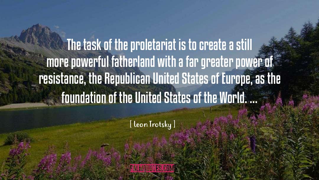 United States Of Europe quotes by Leon Trotsky