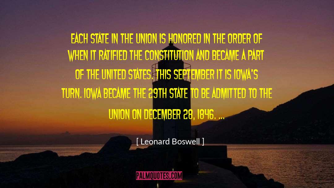 United States Of Europe quotes by Leonard Boswell