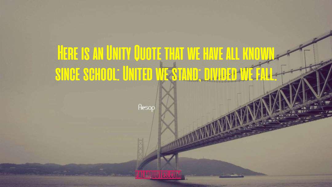 United We Stand quotes by Aesop