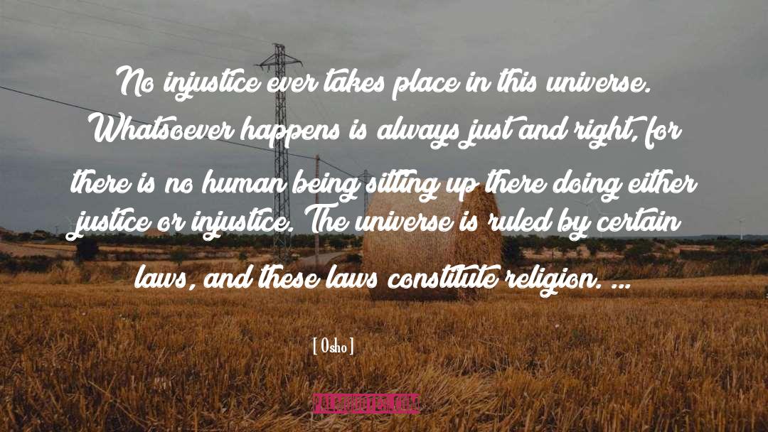 Unitive Justice quotes by Osho