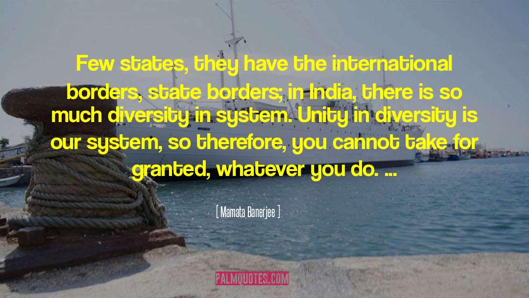 Unity In Diversity quotes by Mamata Banerjee