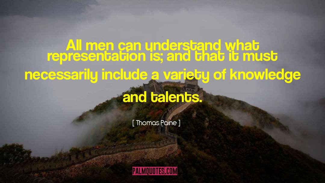 Unity Of Knowledge quotes by Thomas Paine