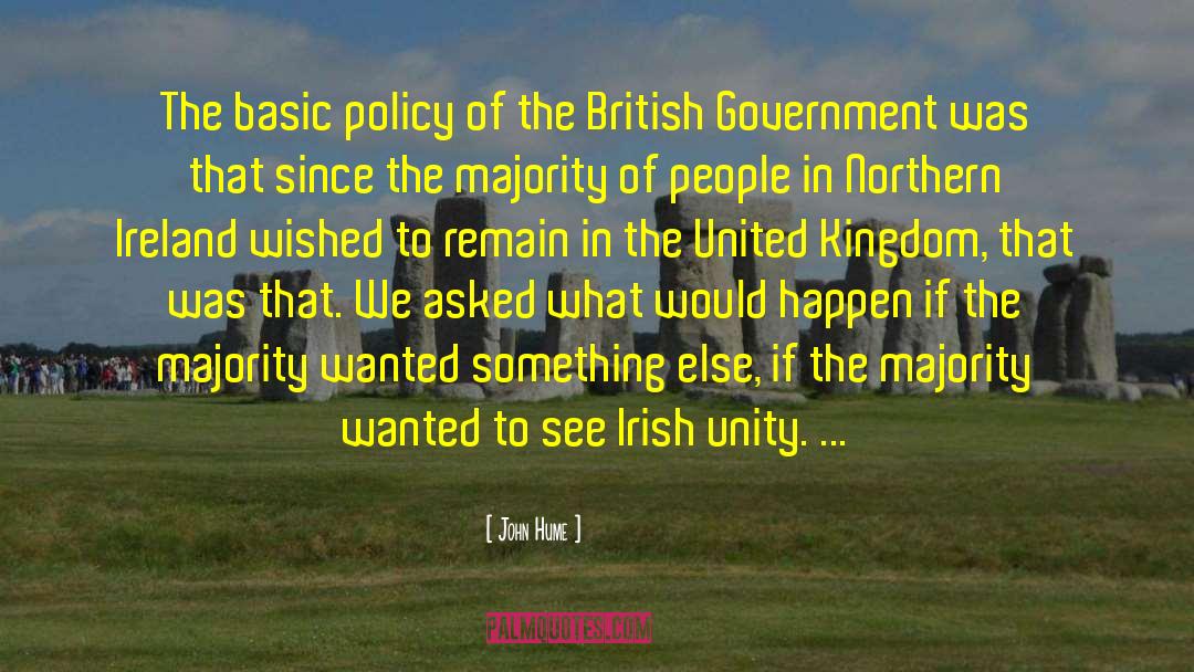 Unity Of One quotes by John Hume