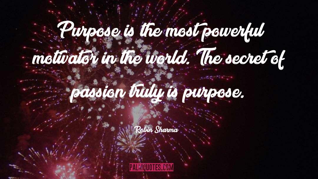 Unity Of Purpose quotes by Robin Sharma