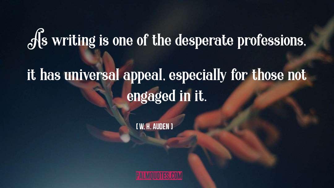 Universal Appeal quotes by W. H. Auden