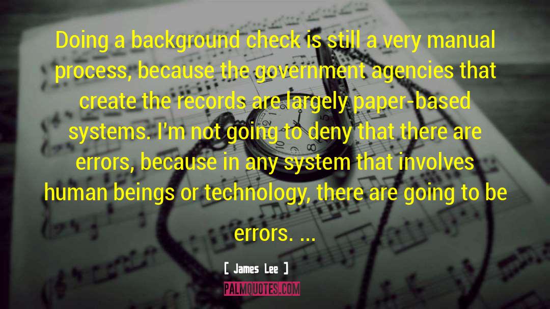 Universal Background Checks quotes by James Lee