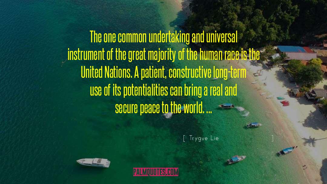 Universal Common Descent quotes by Trygve Lie