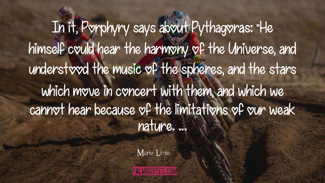 Universal Harmony quotes by Mario Livio