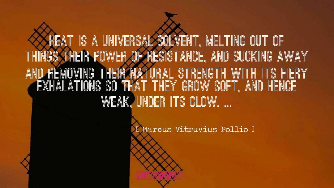 Universal Ingredient quotes by Marcus Vitruvius Pollio