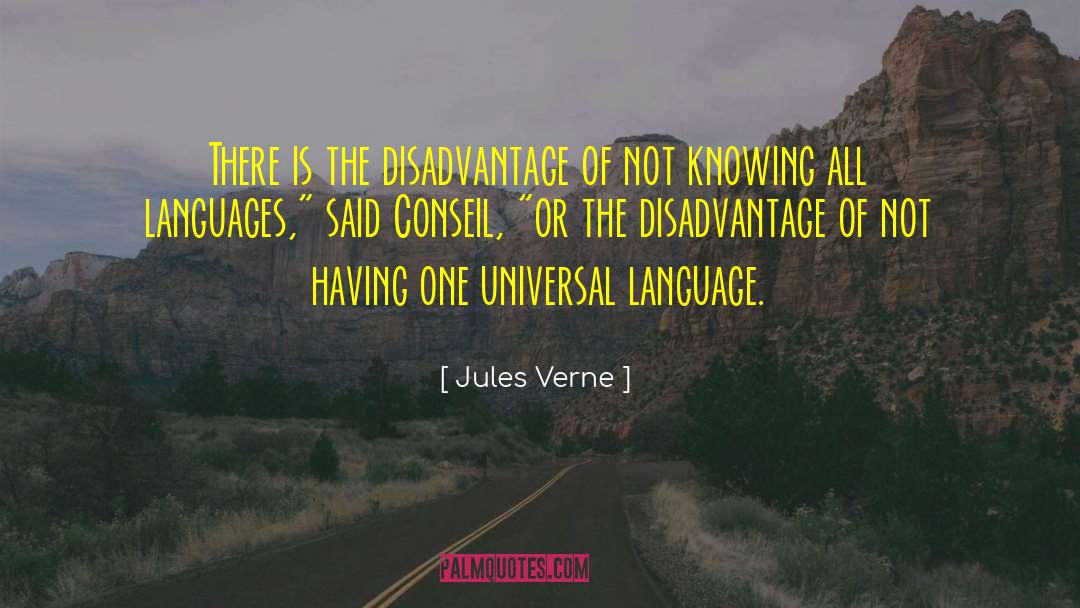 Universal Language quotes by Jules Verne