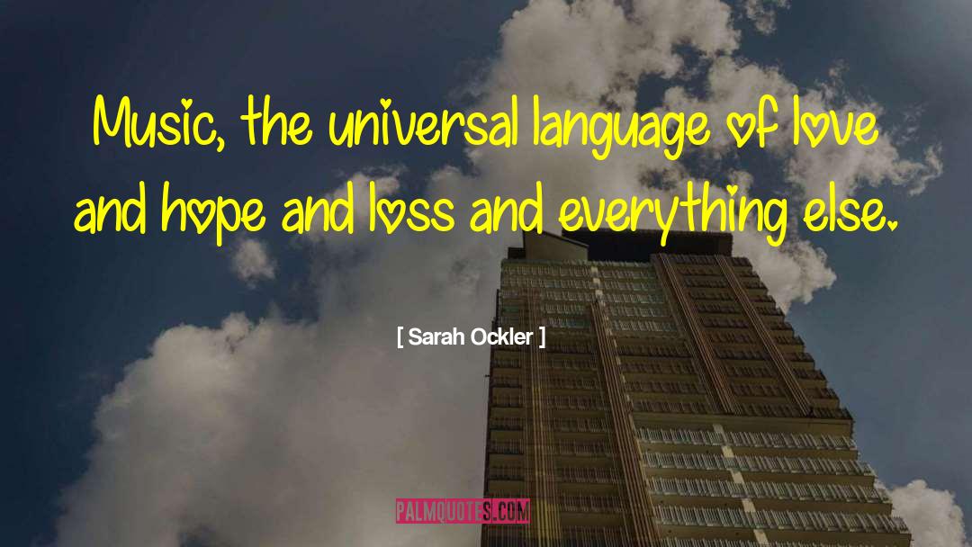 Universal Language quotes by Sarah Ockler