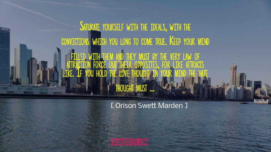 Universal Law Of Attraction quotes by Orison Swett Marden