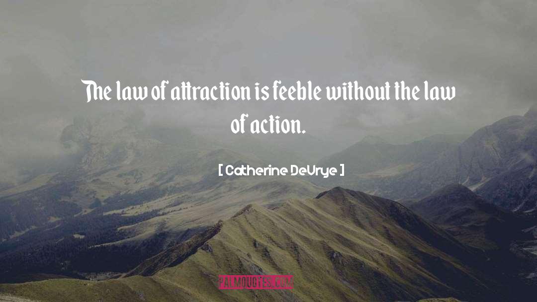 Universal Law Of Attraction quotes by Catherine DeVrye