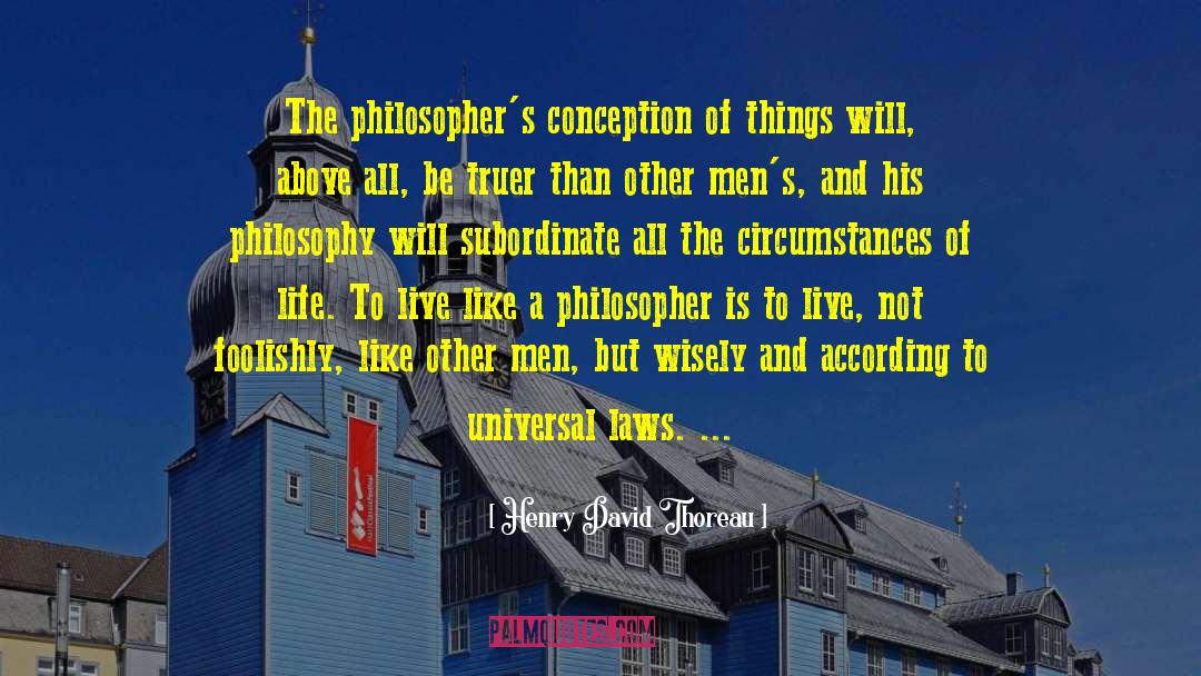 Universal Laws quotes by Henry David Thoreau