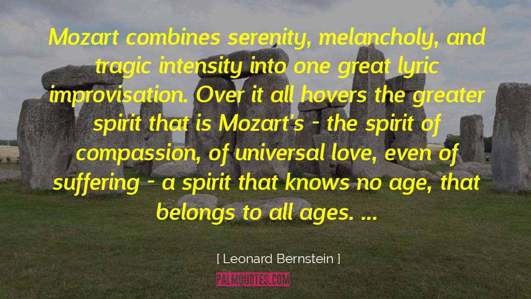 Universal Love quotes by Leonard Bernstein