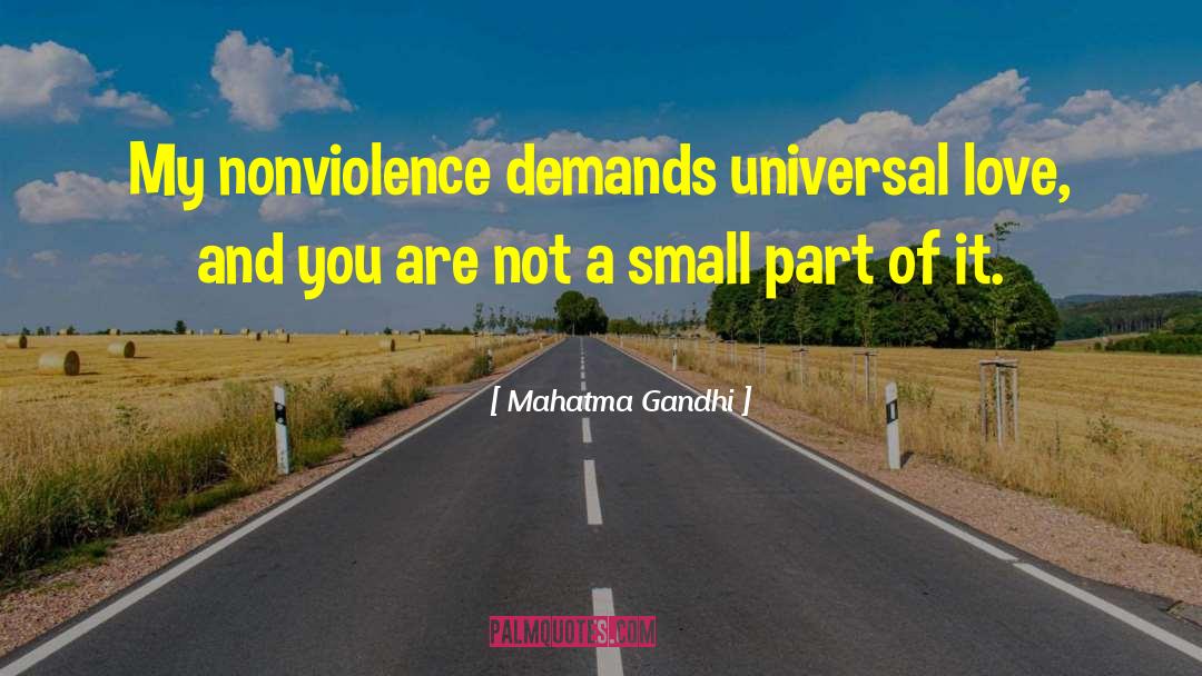 Universal Love quotes by Mahatma Gandhi