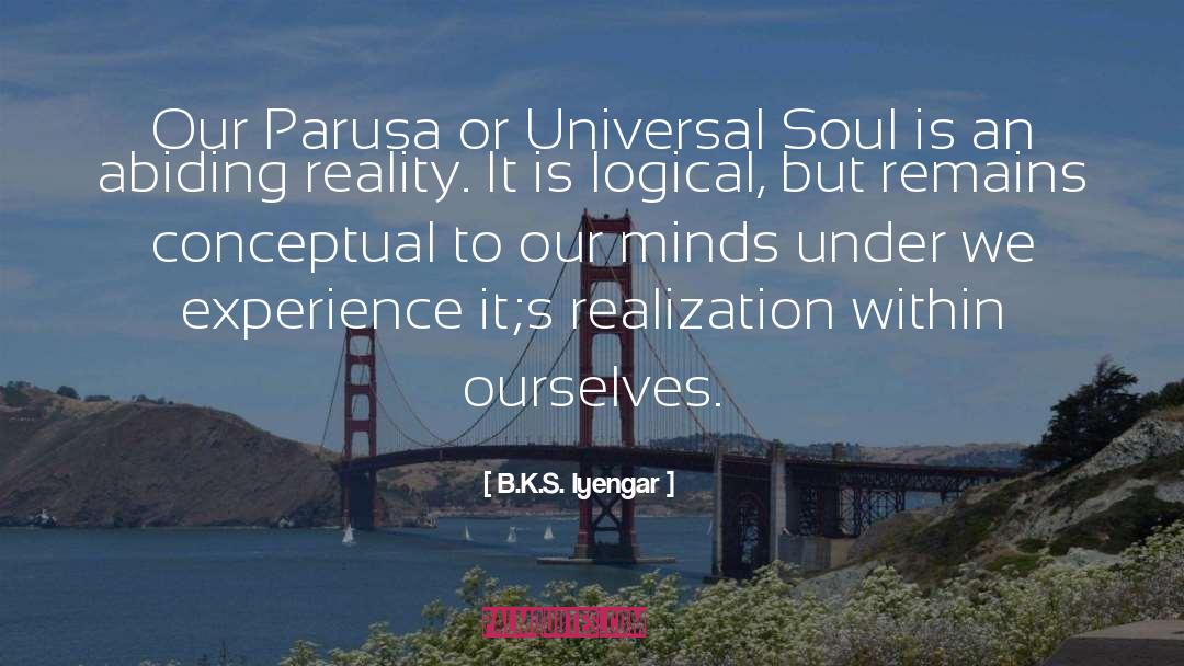 Universal Soul quotes by B.K.S. Iyengar