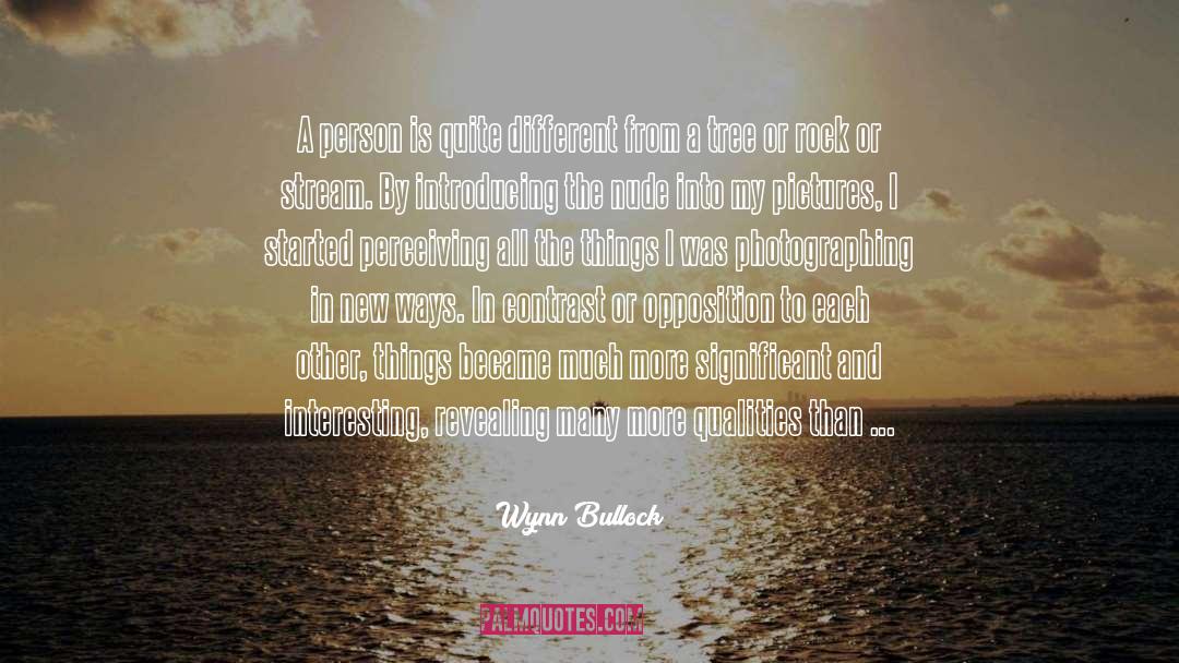 Universal Tolerance quotes by Wynn Bullock