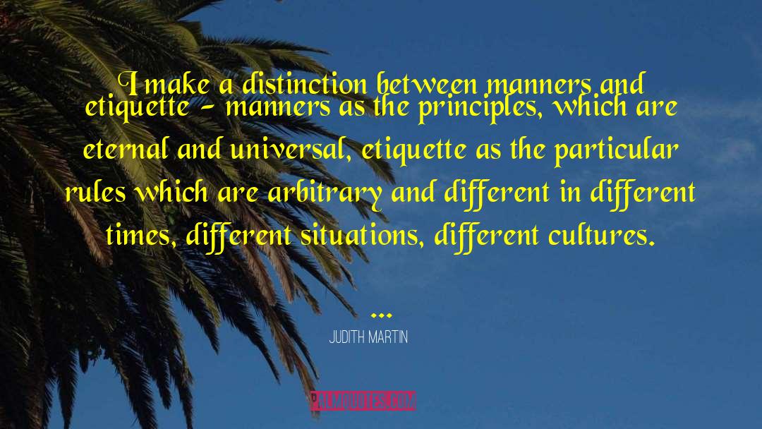 Universal Tolerance quotes by Judith Martin