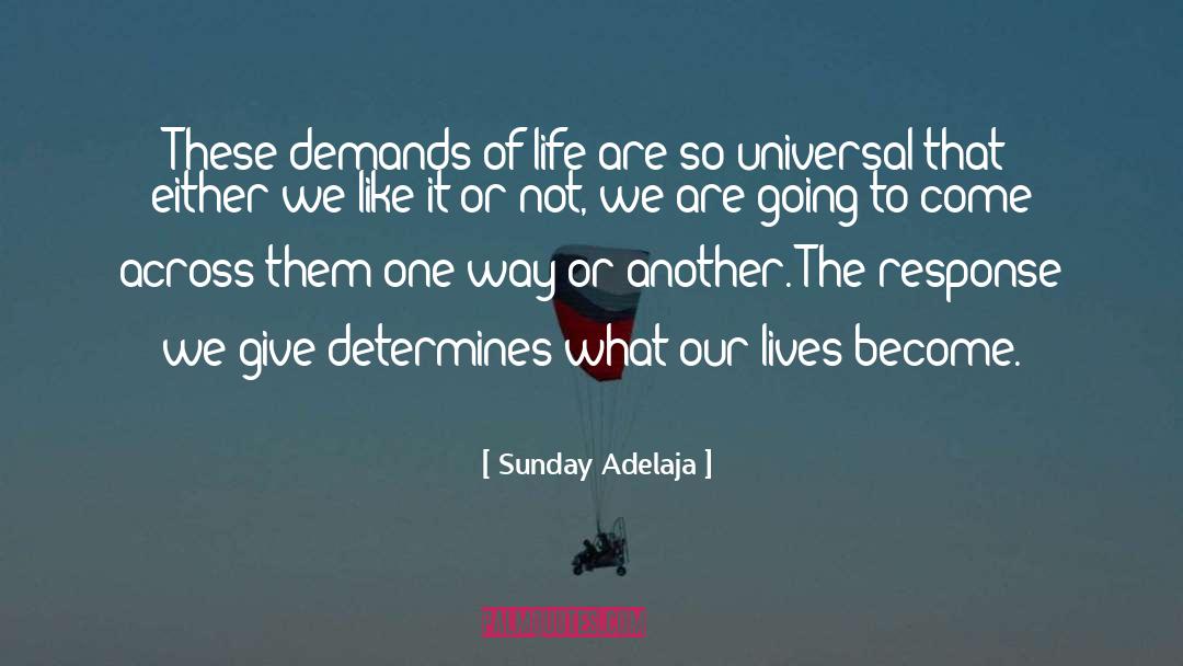 Universal Values quotes by Sunday Adelaja