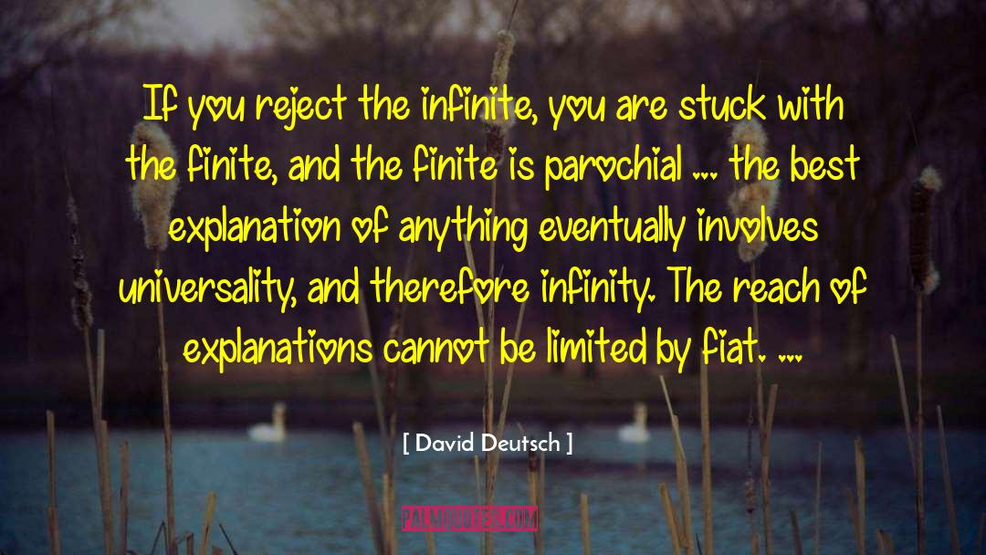 Universality quotes by David Deutsch