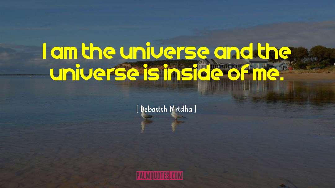 Universe Is Inside Of Me quotes by Debasish Mridha