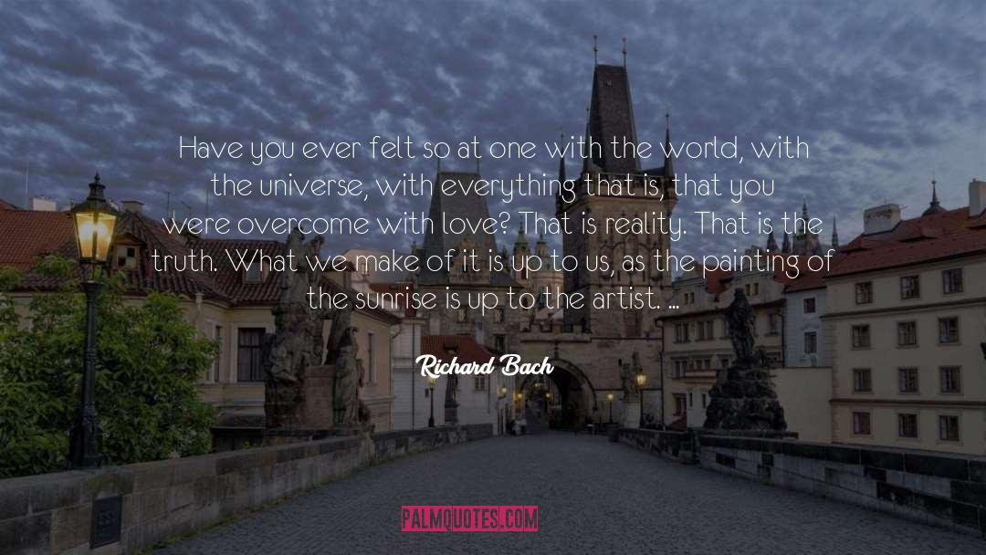 Universe Knowing Oneself quotes by Richard Bach