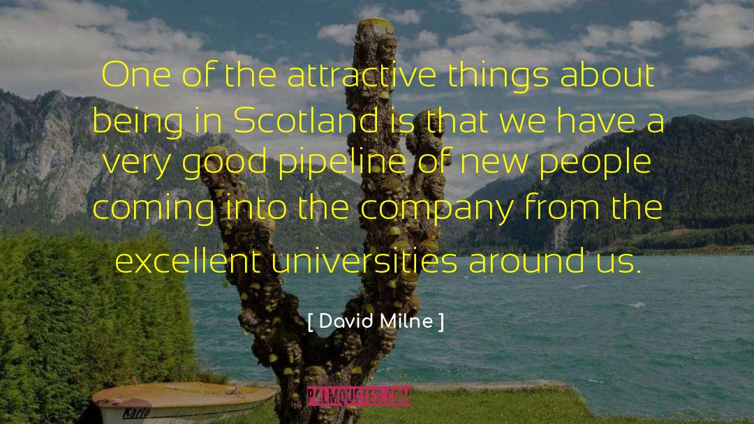 Universities quotes by David Milne