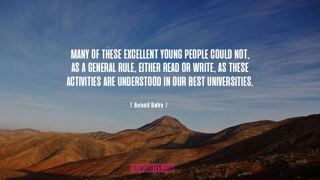 Universities quotes by Bernard Bailyn
