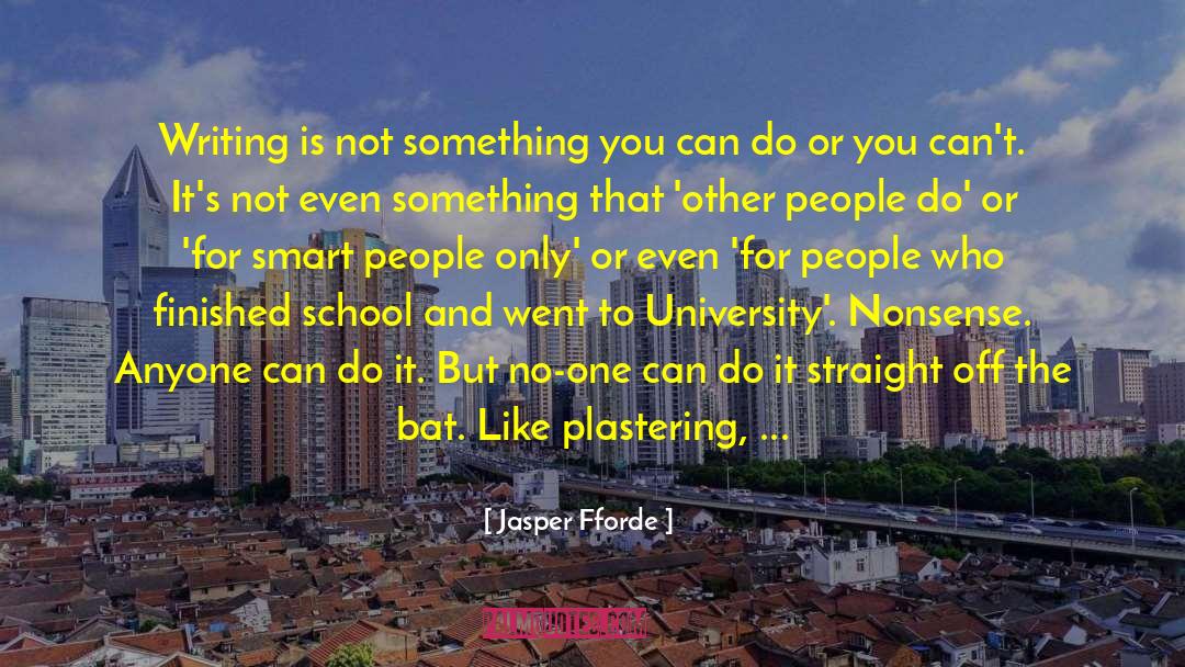 University Of Connecticut quotes by Jasper Fforde