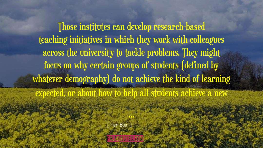 University Of Virginia quotes by Ken Bain
