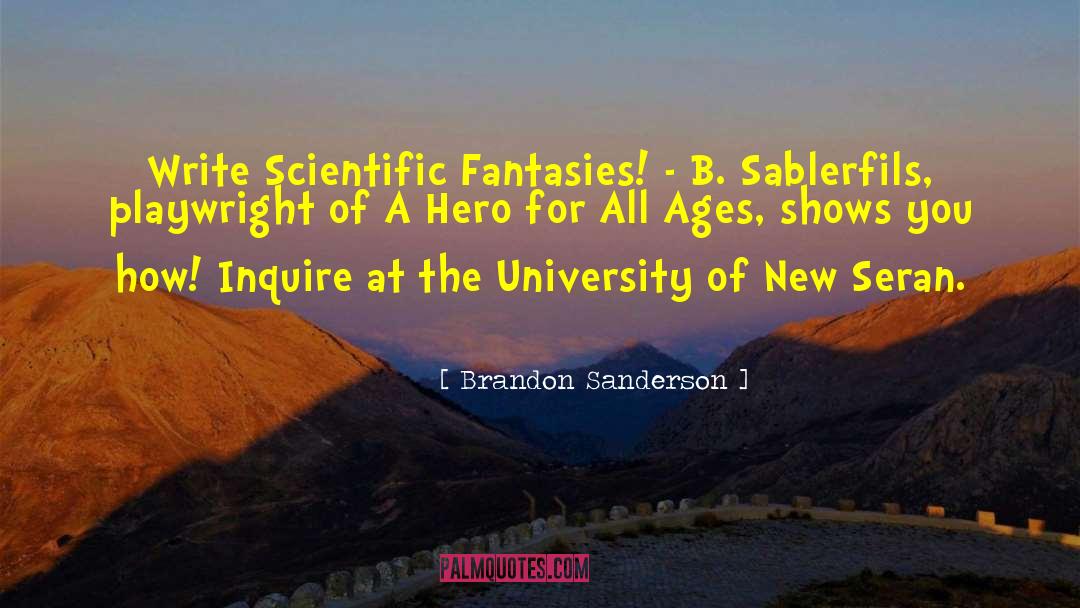University Of Virginia quotes by Brandon Sanderson