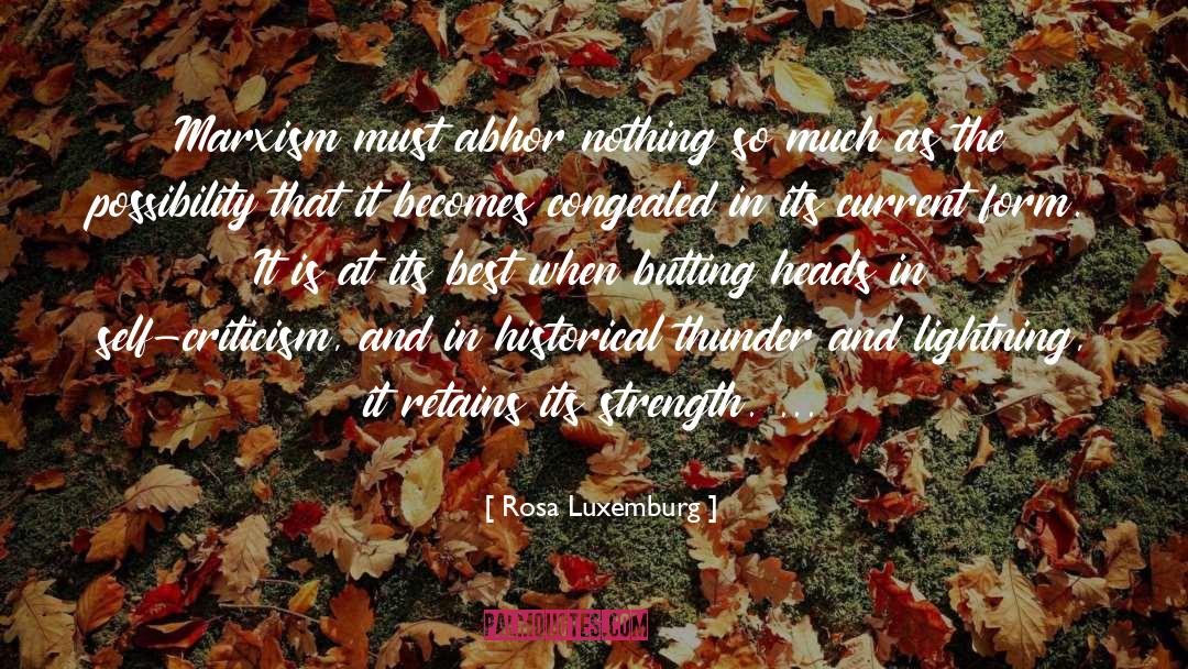 Unjust Criticism quotes by Rosa Luxemburg