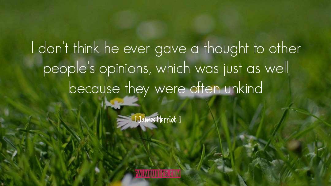 Unkind quotes by James Herriot