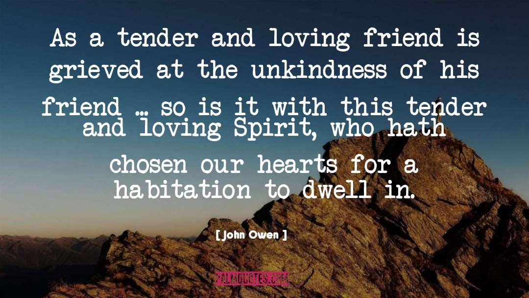 Unkindness quotes by John Owen