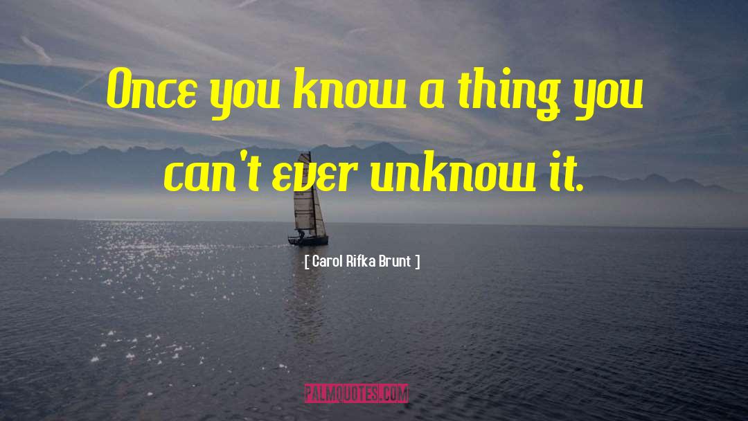 Unknow quotes by Carol Rifka Brunt