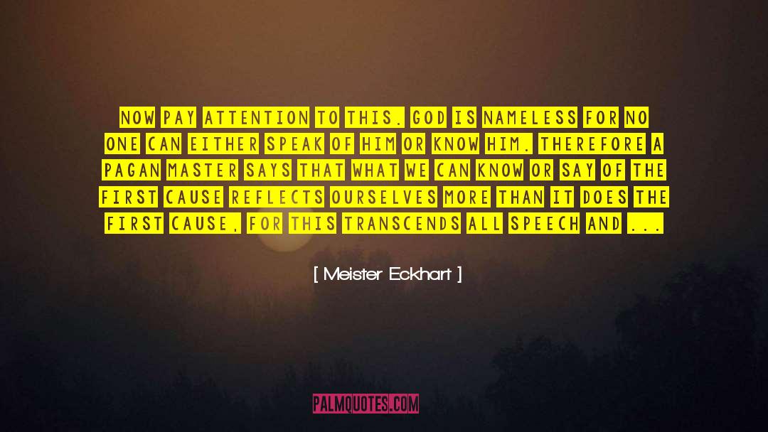 Unknowing quotes by Meister Eckhart