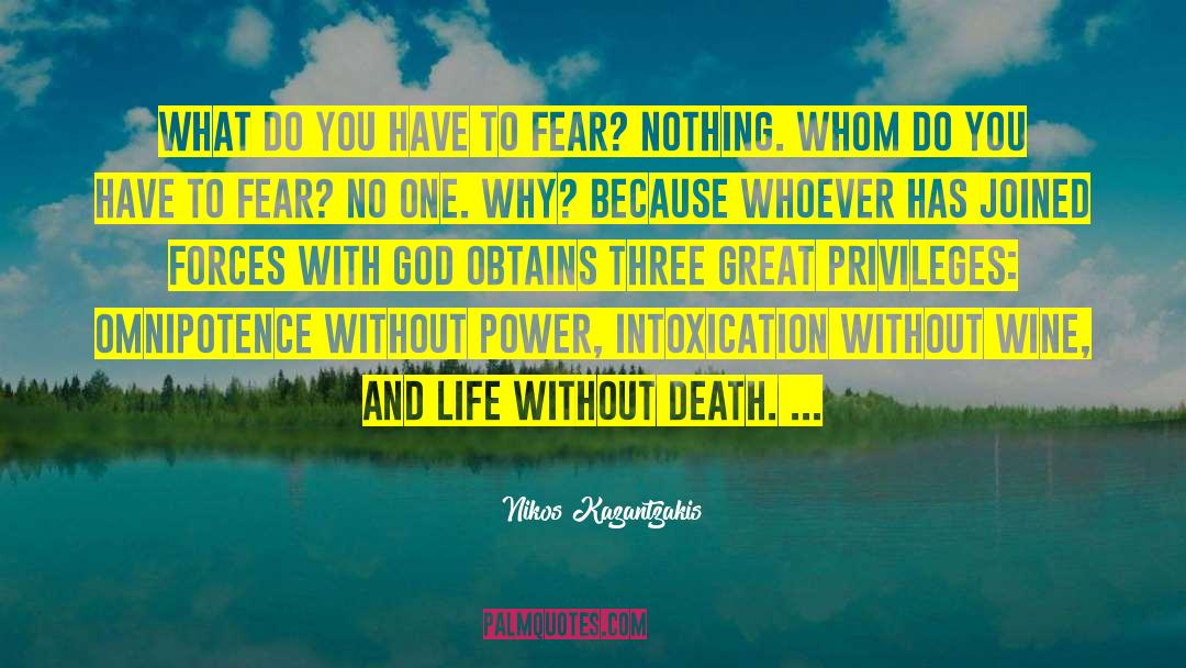 Unknown And Fear quotes by Nikos Kazantzakis