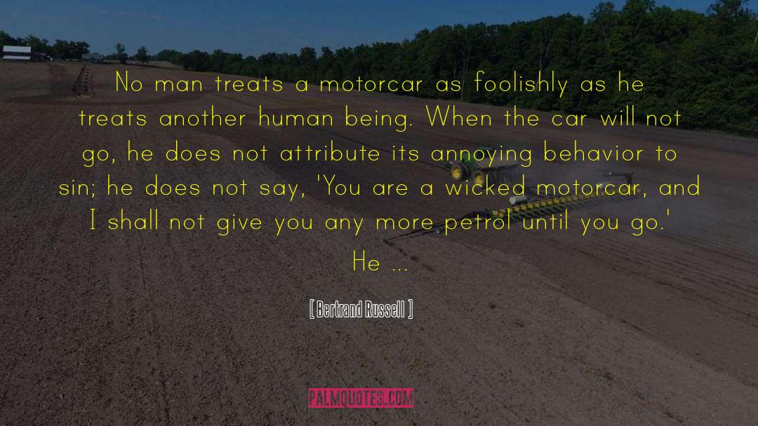 Unleaded Petrol quotes by Bertrand Russell