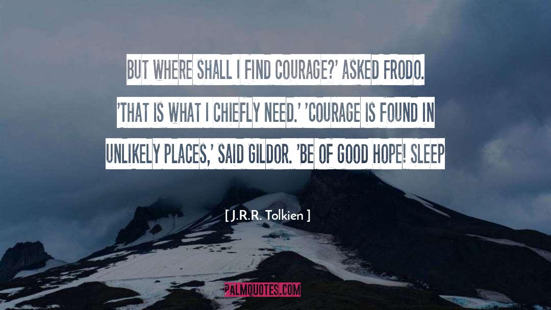 Unlikely quotes by J.R.R. Tolkien