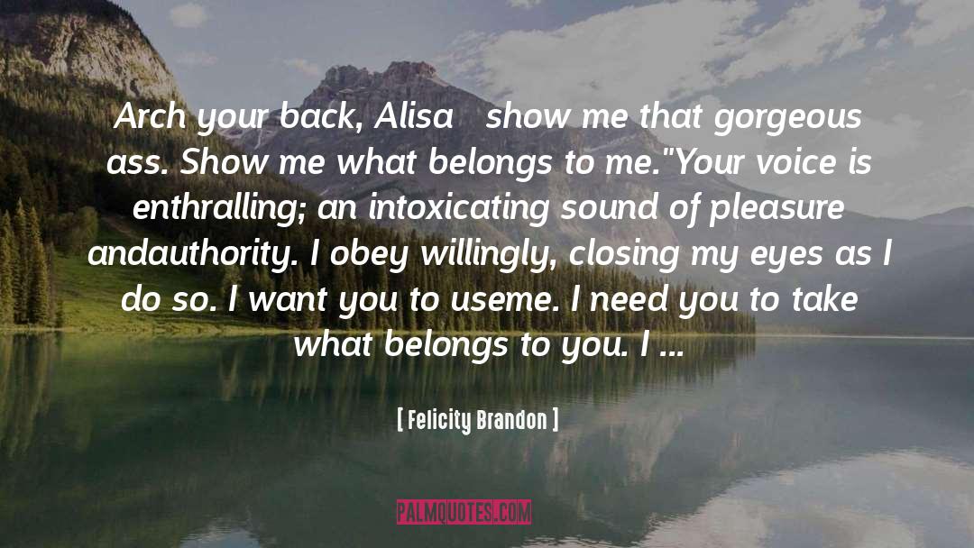 Unlock Your Pleasure quotes by Felicity Brandon