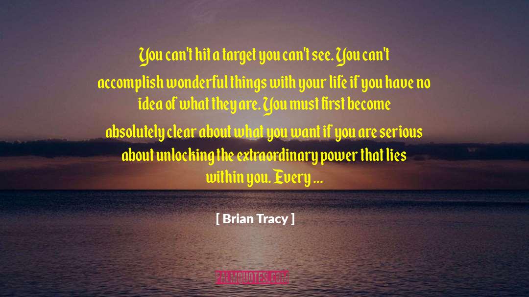 Unlocking quotes by Brian Tracy