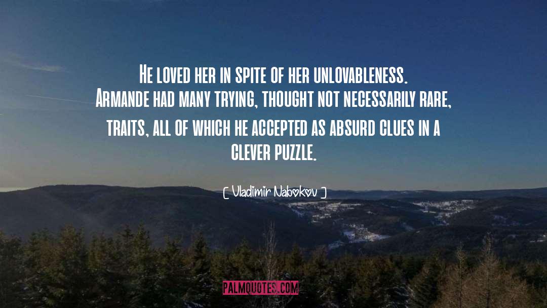 Unloveable quotes by Vladimir Nabokov